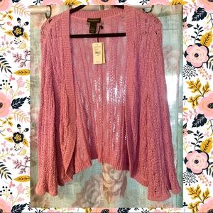 NWT Lane Bryant Crochet Sweater Shrug